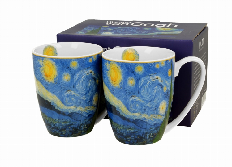 zestaw 2 kubków Starry Night Vincent Van Gogh