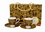 Zestaw filiżanek espresso TREE OF LIFE - golden line