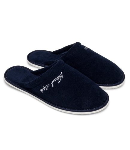 Kapcie-laczki-pantofle-damskie-METEOR-NATURAL-STYLE-NS-042-GRANATOWE-38