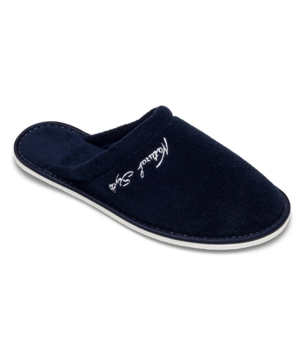 Kapcie-laczki-pantofle-damskie-METEOR-NATURAL-STYLE-NS-042-GRANATOWE-38