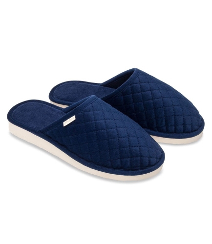 Kapcie-laczki-pantofle-damskie-METEOR-NATURAL-STYLE-NS-079-GRANATOWE-37