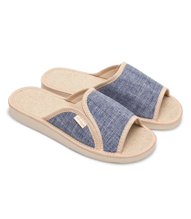 Kapcie-laczki-pantofle-damskie-METEOR-NATURAL-STYLE-NS-007-NIEBIESKIE-38