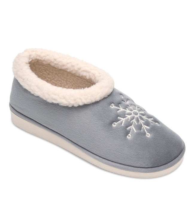 Bambosze-zimowe-ocieplane-Kapcie-damskie-METEOR-NATURAL-STYL-NS-084-SZARE-36