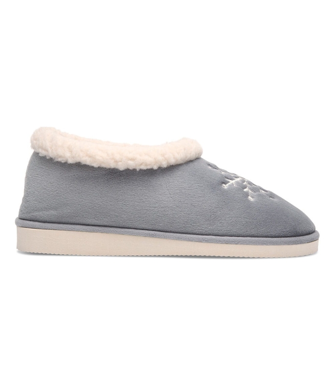 Bambosze-zimowe-ocieplane-Kapcie-damskie-METEOR-NATURAL-STYL-NS-084-SZARE-36