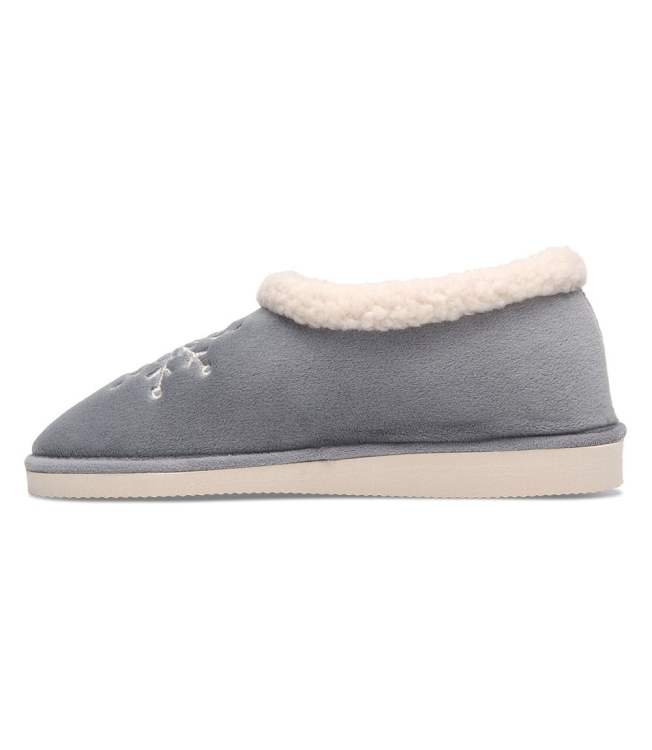 Bambosze-zimowe-ocieplane-Kapcie-damskie-METEOR-NATURAL-STYL-NS-084-SZARE-36