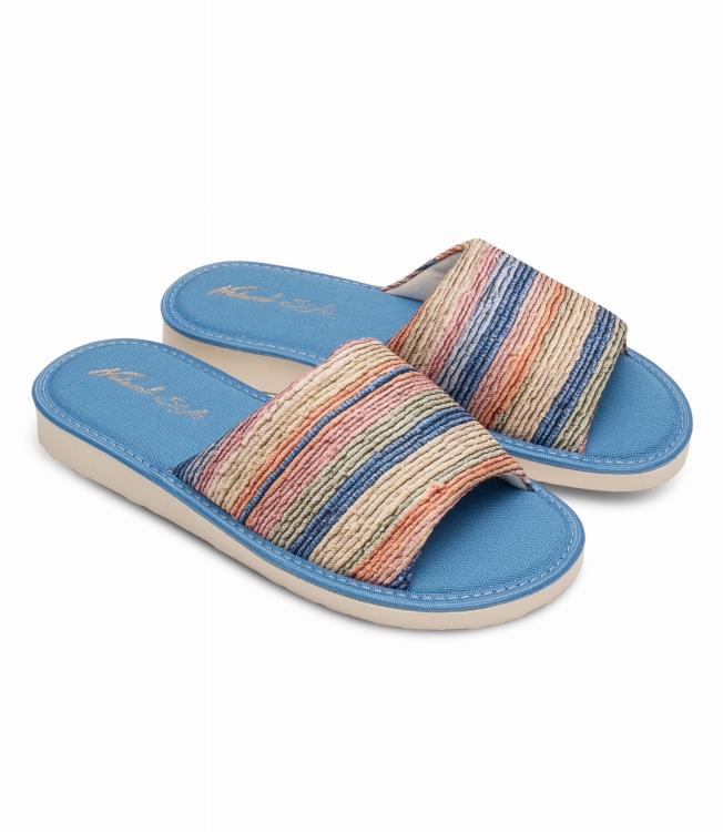 Kapcie-laczki-pantofle-damskie-METEOR-NATURAL-STYLE-NS-034-NIEBIESKIE-40