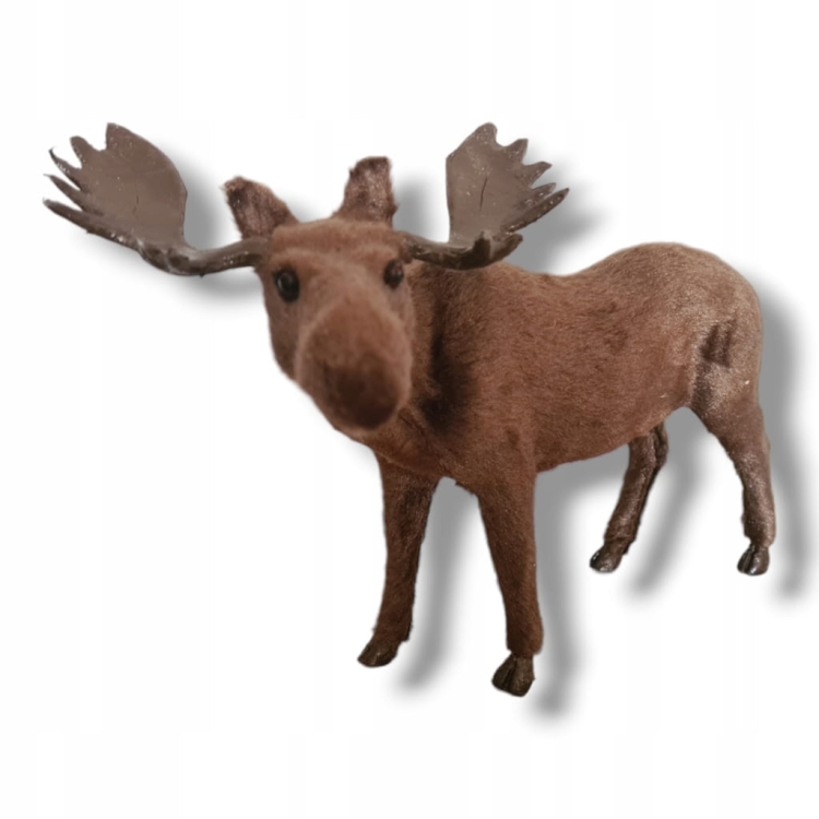 Ozdoba-świąteczna-Figurka-Łoś-Świąteczny-duży–Idealna-do-Stroików-Bożonarodzeniowych