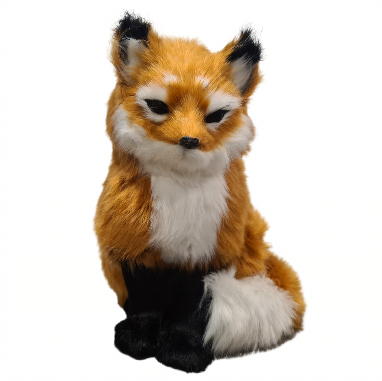 Figurka-lisek-21-cm-z-futerkiem-ozdoba-jesienna-realistyczna-dekoracja-do-stroików