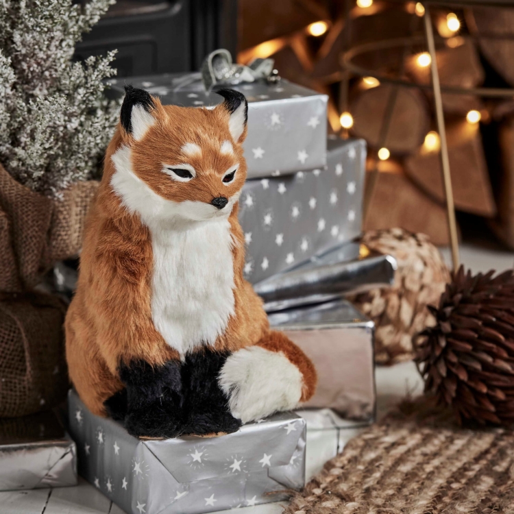 Figurka-lisek-21-cm-z-futerkiem-ozdoba-jesienna-realistyczna-dekoracja-do-stroików