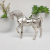 Stylowa-Srebrna-Figurka-Konia-Koń-Metalowa-Dekoracja-Rzeźba-aluminium