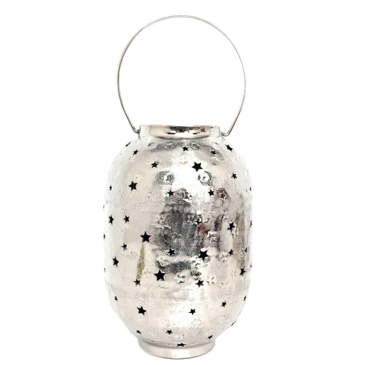 Lampion-metalowy-srebrny-z-uchwytem-ozdobny-32-cm–dekoracja-na-świecę-gwiazdy