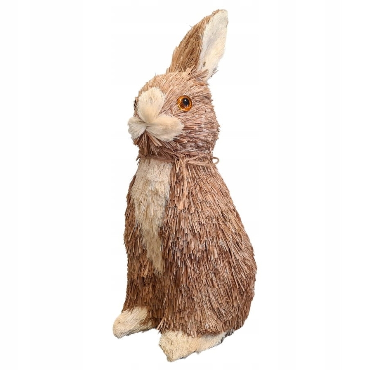 Słomiany-Zając-Wielkanocny-mały–Naturalna-Dekoracja-wielkanoc