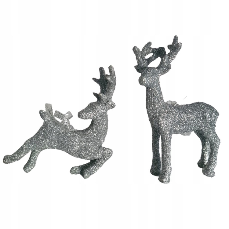Zawieszka-bombka-świąteczna-jeleń-srebrny–komplet-ozdoba-na-choinkę-2-sztuki