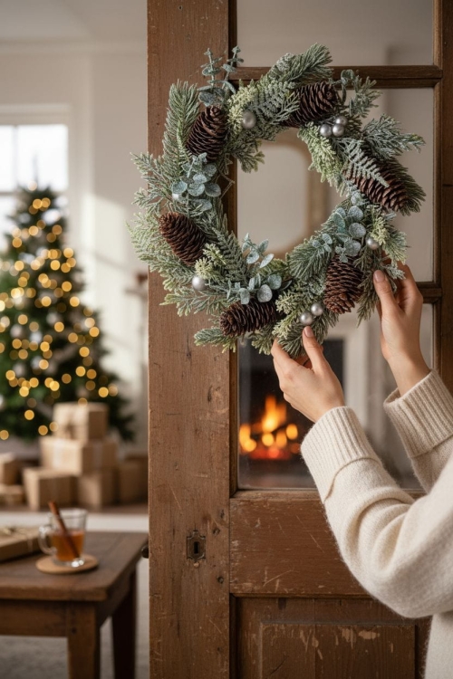 Wianek-świąteczny-na-stół-30-cm–ozdoba-świąteczna-stroik-bożonarodzeniowy-jarzębiny