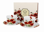 2 filiżanki ze spodkami CLASSIC POPPIES