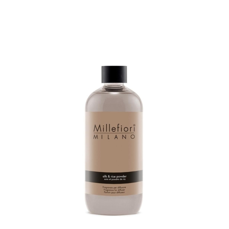 Millefiori Milano SILK & RICE POWDER – uzupełniacz do dyfuzora zapachowego 500 ml | Allmaxxx