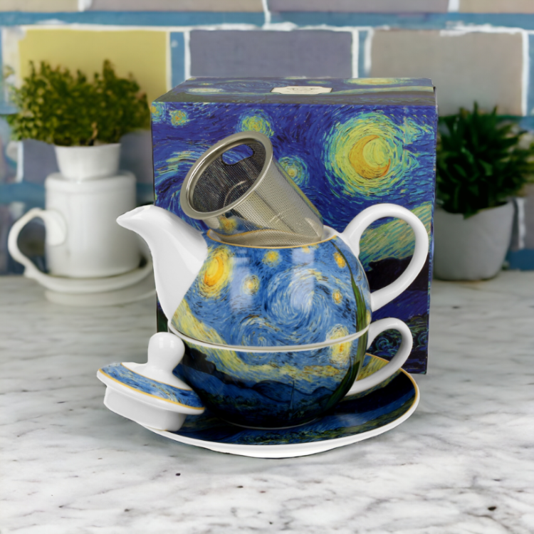 Filiżanka-dzbanek-do-herbaty-z-zaparzaczem-porcelana-STARRY-NIGHT-Van-Gogh