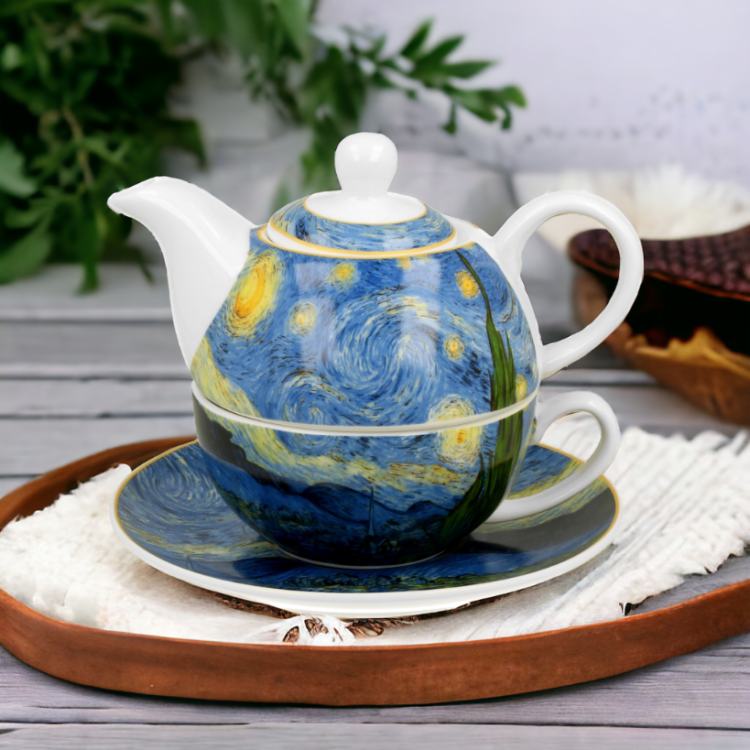 Filiżanka-dzbanek-do-herbaty-z-zaparzaczem-porcelana-STARRY-NIGHT-Van-Gogh