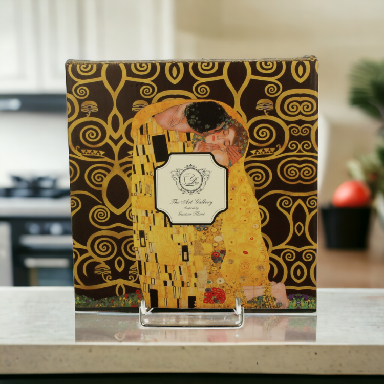 Komplet-talerzy-zestaw-talerzy-talerze-deserowe-THE-KISS-BROWN-by-Klimt